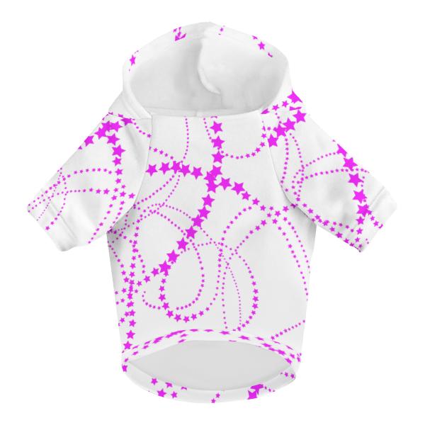 Hunde-Hoodie, Hundemotiv Roxy – bunte Popart, gemütlich, waschbar, Polyster